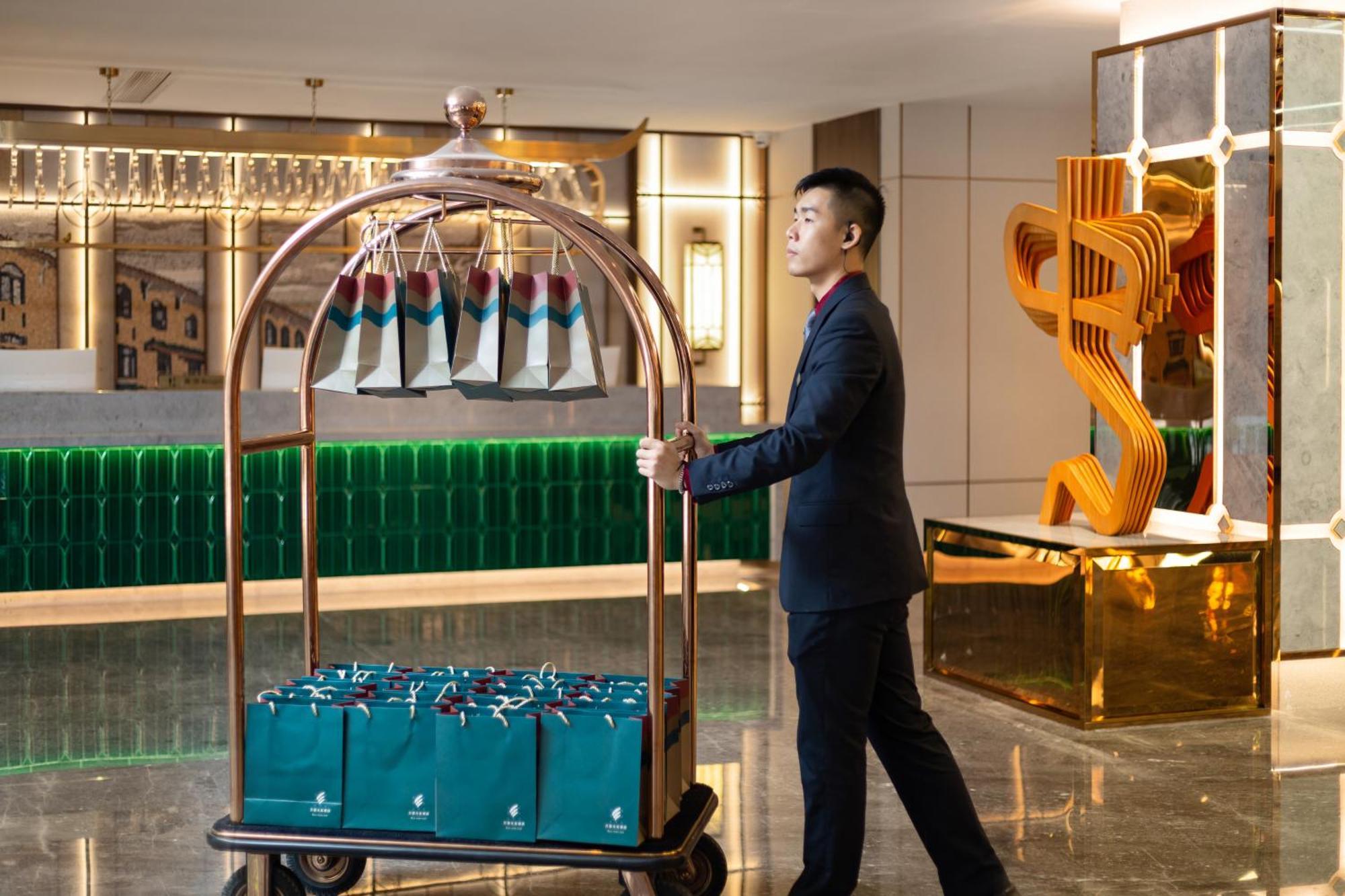 Guangzhou Wogo Yuanbao Hotel-Zhujiang New Town-Free Canton Fair Shuttle Bus & Overseas Buyer Registration Services Kültér fotó